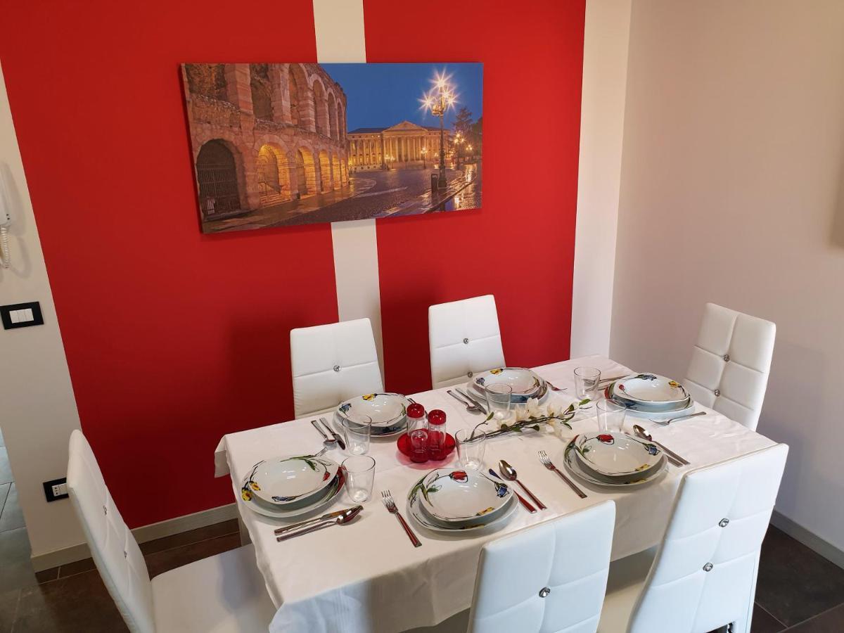 ורונה Dimora Rosso San Zeno - Wifi Veloce E Adatto Per Famiglie מראה חיצוני תמונה